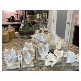 7PC ASSORTED CORAL BOOKENDS