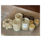 10PC ASSORTED CANDLEHOLDERS