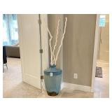 FLOOR VASE W/ BRANCH DECO