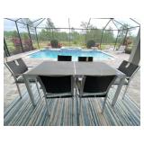 7PC PATIO TABLE W/CHAIRS