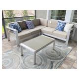 4PC PATIO SECTIONAL W/COFFEE TABLE