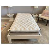 TWIN MATTRESS & WOOD FRAME