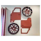4PC CAR WALL DECOS