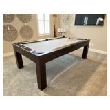 POOL TABLE W/ POOL STICKS & MOUNT