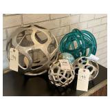 5PC ASSORTED DECO ORBS