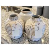 3PC VASES