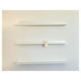 3PC WALL SHELVES