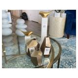 3PC VASES W/DECO
