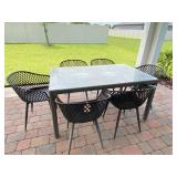 7PC PATIO TABLE W/CHAIRS