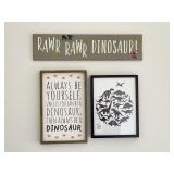 2PC FRAMED PRINTS W/WALL DECO