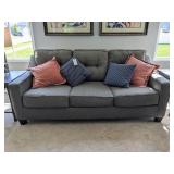 9PC SOFA & LOVESEAT W/PILLOWS