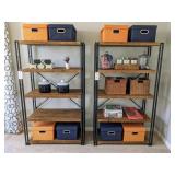 2PC SHELVING UNITS