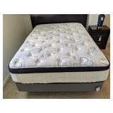3PC FULL MATTRESS, BOX-SPRING & FRAME