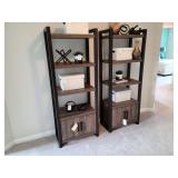 BOOKCASES W/STORAGE