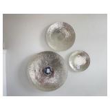 3PC METAL WALL DECOS