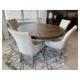 6 PC TABLE & CHAIRS