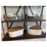 4 PC CANOES & CONTAINERS