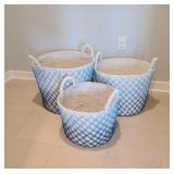 5PC BASKETS & TOWELS