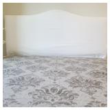 UPHOLSTERED HEADBOARD & BED RAILS