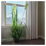 FAUX PLANT IN TIN BUCKET