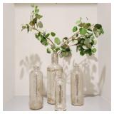 4 PC GLASS DECO