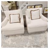 ARMCHAIRS W/ PILLOWS