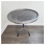 METAL SIDE TABLE