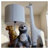 3 PC KIDS LAMP & DECO
