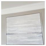 SILVER FRAMED CANVAS