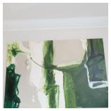 GREEN & TAUPE CANVAS