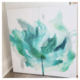GREEN & WHITE CANVASES