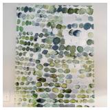 GREEN ABSTRACT CIRCLES CANVAS