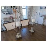2PC CANDLE HOLDERS