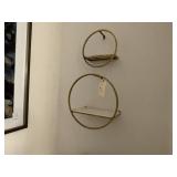 2PC DECORATIVE WALL SHELVES