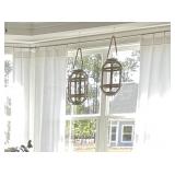 2PC CANDLE LANTERNS