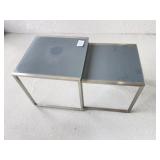2PC OUTDOOR NESTING TABLES