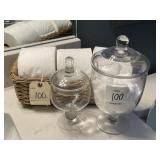 2PC JARS W/ BASKET
