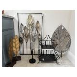 6PC ASSORTED METAL DECO