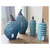 4PC ASSORTED VASES & JARS
