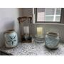 4PC ASSORTED CANDLE HOLDERS