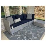 PATIO SOFA & OTTOMAN
