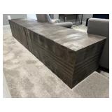 TWO (2) METAL COFFEE TABLES