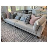TWO (2) SOFAS W/PILLOWS