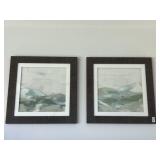 TWO (2) FRAMED PRINTS