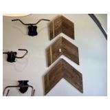 THREE (3) WOOD ARROW WALL DECO