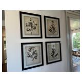 FOUR (4) FRAMED ARTWORK