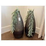 TWO (2) LARGE VASES