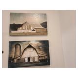TWO (2) CANVAS PRINTS