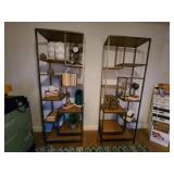 TWO (2) SHELVING UNITS