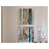 TWO (2) CANVAS PRINTS
